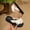 Beige, variant on Women's Flip Flops Toe Post Floral Embellishment Comfort Flat Sandals Summer Vacation Outdoor Shoes