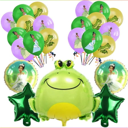 Tiana The Princess and the Frog Balloons Party Supplies Decor Set Decorations Kit Fans Birthday
