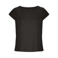 thumbnail image 4 of Fesfesfes Womens T Shirts Short Sleeve Women's Summer Fashion Cropped Sleeves Lapel V-Neck Cotton Line Loose Shirt Blouse V Neck Tops for Women 6(M), 4 of 6
