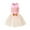 Pink princess, variant on Toddler Girl Birthday Dress Outfits Sleeveless Princess Party Tutu Skirt Summer Clothes Set for 4-5 Years