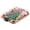 Evergreen, variant on PETGLE Build-A-Board Snowman Shaped Bamboo Serving Board with Clear Lid, Make and Take Holiday Charcuterie and Dessert Tray