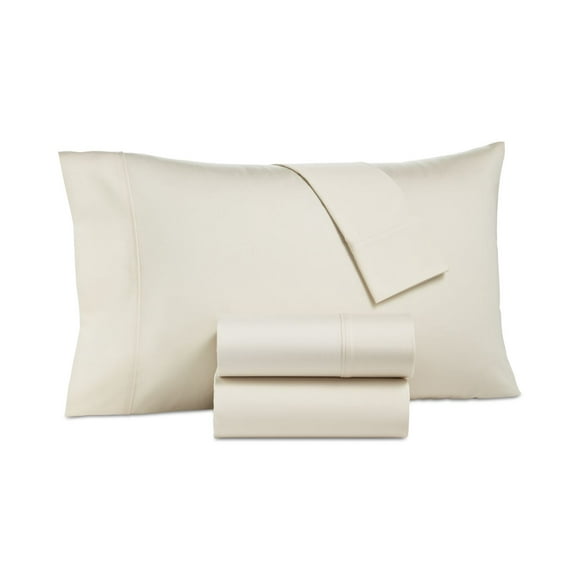 Camden Sateen 1250 Thread Count 4 Pc. Sheet Set, Ivory, Queen