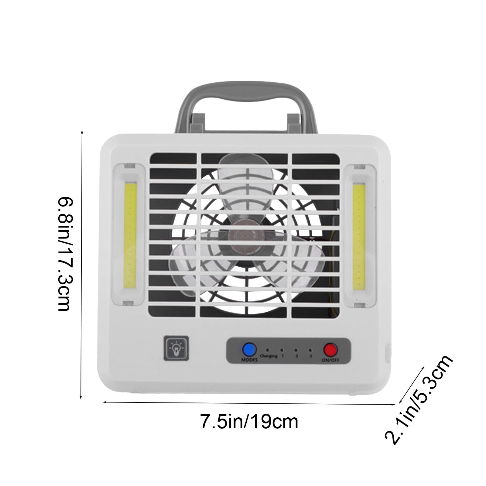 Fans That Blow Cold Air, Portable Air Conditioner, Free Standing Cooling Ac Unit with Fan, 3 Speed, USB Rechargeable Air Circulator Fan, Cooling Fans for Bedroom/Dorms/Indoor Rooms