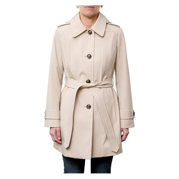 London Fog Women's Trench Coat XXL Stone
