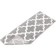 thumbnail image 2 of Lavish Home 67-0029-S 100% Cotton Trellis Bathroom Mat-24 x60 , Silver, 2 of 5