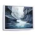 thumbnail image 2 of Designart "Blue And Ash Canyon Vista" Canyon Floater Framed Wall Decor, 2 of 5
