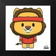 thumbnail image 2 of Prime, Marcus 12x12 Black Modern Framed Museum Art Print Titled - Lucas Lion, 2 of 5