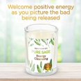 thumbnail image 5 of Magnificent 101 Long Lasting Pure Sage Scented Smudge Candles | 6 Oz - 30 Hour Burn | All Natural & Organic Soy Wax Candle with Essential Oils for House Energy Cleansing, Purification & Manifestation, 5 of 5