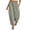 Light Green, variant on Womens Balloon Pants Trendy Casual Elastic Waist Wide Leg Harem Pants Baggy Pleated Lantern Trousers Black L