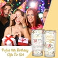 thumbnail image 2 of 18th Birthday Gifts for Girls, 18 Year Old Girl Birthday Gifts, 18th Birthday Gifts Tumbler 20oz With Lid, Gifts for 18 Year Old Girl from Parents Grandparents Sisters Friends, 2 of 6
