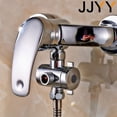 thumbnail image 6 of JJYY 1PC/2Pcs Multifunction 3-Way Shower Head Diverter Valve - G1/2 Three-Function Switch Adapter Connector, Universal Shower System for Handheld Showerheads and Fixed Sprays, 6 of 8
