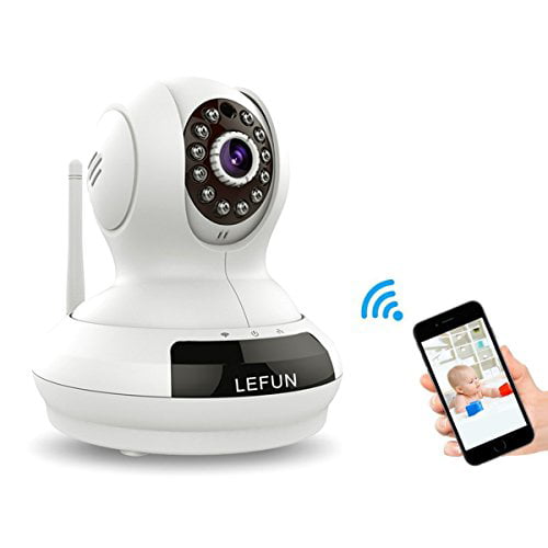 Baby Monitor WiFi IP Surveillance Camera HD 720P Nanny Cam Video Recording with Pan Tilt Remote Motion Detect Two Way Audio and Night Vision LeFun Wireless Camera