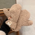 thumbnail image 2 of Cute Bear Pattern Windproof Warm And Blurry Full Finger Cold Weather Students Outdoor Easy Storage Elliptical Bow Workout Exercise Elastic Bands Sit And Peddle Exercise for Legs Small Exercise Bike, 2 of 4