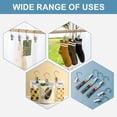thumbnail image 4 of 50PCS Space-Saving Clothespin Hat Pants Storage Hanging Travel Hook, Clothespins Towel Clips Boot Hangers for Closet,Stainless Steel Hanger Clips, Multipurpose Heavy Duty Hanging Hook Clips, 4 of 9