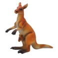 thumbnail image 3 of Modelo de Animal salvaje canguro, estatuilla de Animal vívido de alta simulación para decoración del hogar, regalos, material didáctico, 3 of 9