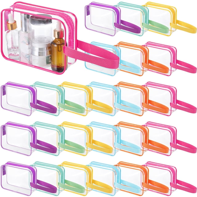 Neceser de viaje Silkfly de PVC transparente con asa