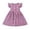 Purple Dress, variant on MEZZALL Girls Summer Dress French Style Sleeveless Smocked Waist Tiered Ruffle Toddler Kids O-Neck For Holiday Travel