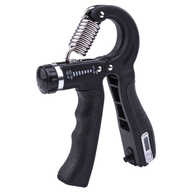 Fortalecedor de Agarre de Mano Paquete de 1 Ejercitador de Antebrazo con Resistencia Ajustable de 5 a 60 KG, Entrenador de Fuerza de Agarre para Entrenamiento de Fuerza de Muñeca y Recuperación de Lesiones Sincero Electrónica