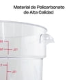 thumbnail image 4 of Recipiente de Policarbonato Caledonia Graduado Redondo 18 Qt, 4 of 6