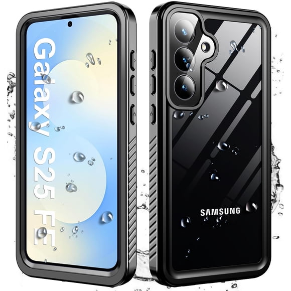 Funda impermeable para Samsung Galaxy S25 FE negra