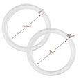 thumbnail image 4 of 20pcs Replacement Silicone Seals Replacement Rubber Jar Seals Airtight Silicone Gasket Sealing Rings, 4 of 5