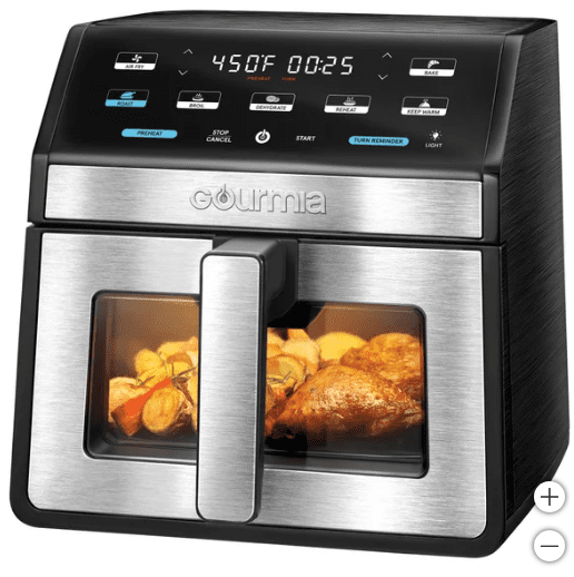 Gourmia 8-Quart Digital Air Fryer with Window & Light Model GAF858