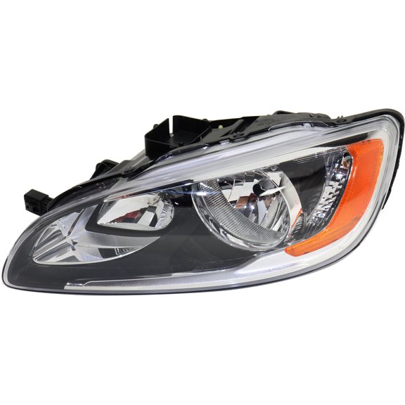 Headlight Compatible With 2014-2018 Volvo S60 2015-2018 V60 Left Driver Halogen With bulb(s)