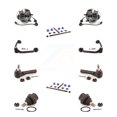 thumbnail image 1 of Transit Auto Bras de Commande avant avec Kit de Liaison de Tige de Transmission Extérieure Inférieure à Rotule (10 Pcs) pour Voiture Ford Ranger Mazda B4000 Connecteur Carré 4WD avec Barre de Torsion Ressorts avant K7T-110974, 1 of 11