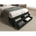 thumbnail image 7 of Twin Bed Frame, Twin Size Bed Frame,Twin Bed Frames with Headboard, Twin Size Bed Frames with Storage Drawers, Twin Bed, Black Metal Platform Bed Frame, Single Bed Frame, No Box Spring Needed, 7 of 7