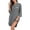 Dark Grey, variant on Womens Cotton Nightgown Sexy Button Down Night Shirts Soft Summer Sleep Shirt Ladies Comfy Night Dress (Pink, L)