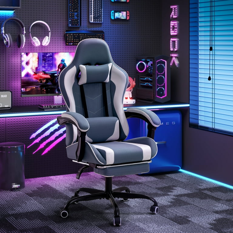 Homall Heavy-Duty Reclining Gaming Chair with Massage, Breathable