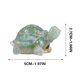 thumbnail image 1 of Figuras de tortuga de cristal solacol, curación natural, estatua de tortuga de amatista, pisapapeles, escultura de bolsillo tallada a mano para el hogar, 1 of 8