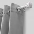 thumbnail image 5 of Mainstays 3/4" White Faux Wood Urn Single Curtain Rod Set, 25-84", 5 of 8