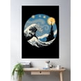 thumbnail image 2 of The Great Starry Wave Poster Wall Art, Modern Wall Decor For Living Room Bedroom, 16x24 UNFRAMED, 2 of 3