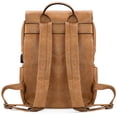 thumbnail image 5 of Wrangler Leather Backpack Purse for Women Laptop Backpack Fashion Pink Backpack, Light Brown, 5 of 7