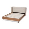 thumbnail image 3 of Baxton Studio Catarina Full Size Beige Wood Platform Bed, 3 of 10