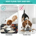 thumbnail image 4 of Pumpkin Spooky Dog Food Mats for Floors Happy Halloween Pumpkin Ghost Absobing Durable 17x30 Inch Cat Food Mat Dog Feeding Mat EcoFriendly Durable Pet Placemat, 4 of 7