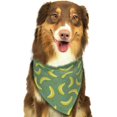 thumbnail image 5 of Dog Bandanas, Yellow ripe bananas Dog Bandana Boy Girl for Holiday, Adjustable Dog Scarf Pet Bib Triangle Handkerchief Bandanas for Dogs Accessories for Dogs Cats, 5 of 6