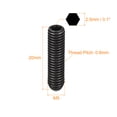 thumbnail image 2 of Unique Bargains Ball Point Set Screws, M5 x 20mm High Carbon Steel Metric Spring Hex Socket Grub Screw 20 Pack, 2 of 7