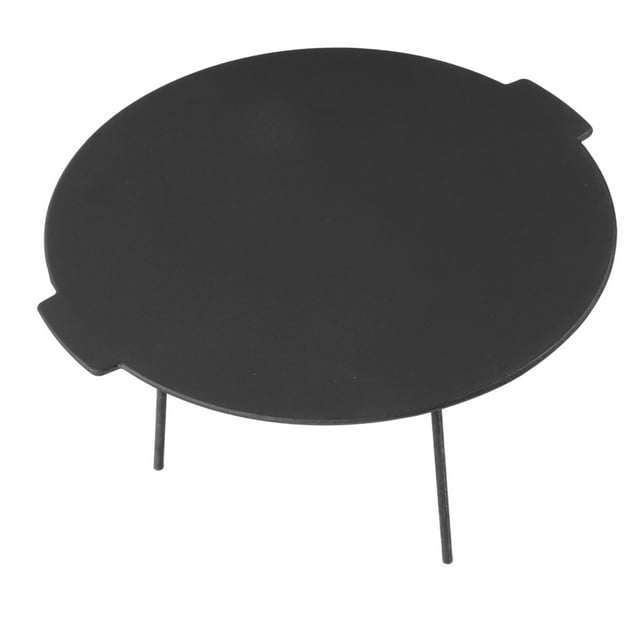 BBQ Grill Pan,BBQ Grill Pan Smokeless Round Cast Iron Barbecue Plate Round BBQ Griddle Exquisite Design