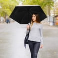 thumbnail image 6 of Bocaoying Mini Folding Umbrella with Case, Lightweight Portable Umbrella, Light Compact Rain Umbrella for Travel Outdoor Daily Use, Small Sun & Rain Pocket Umbrella (Beige), 6 of 7