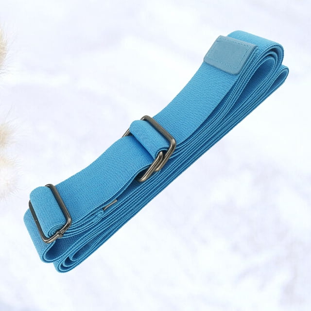 WRISTBIQUE Yoga Auxiliary Strap Azul Banda Para Ejercicios De Estiramiento Y Postura Deportiva