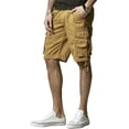 thumbnail image 4 of Cargo Short Match Twill Comfort para hombre, talla 3XL/38, color caqui, 4 of 6
