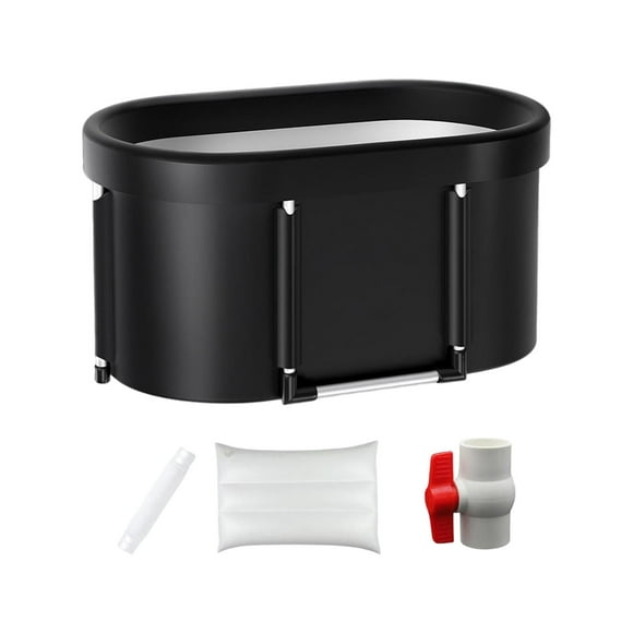 Tub Barrel Bathtub Large Bathing Bucket Soaking Baths Portable Bathtub Foldable Bathtub for Big Kids Athletes Adults A