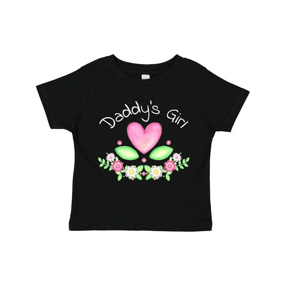 Inktastic Daddy's Girl- Heart Flowers Girls Toddler T-Shirt