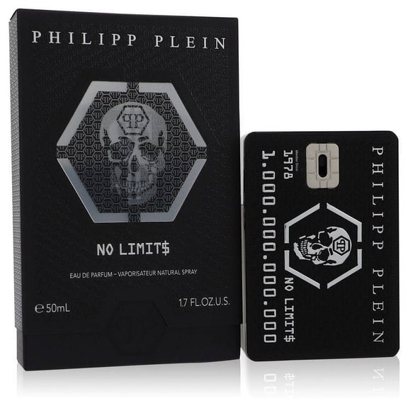 Philipp Plein No Limits Men's Fragrance - 1.6 oz - Bold Spice and Leather Blend