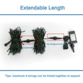 thumbnail image 5 of putnchl 100 LED Christmas Lights Outdoor 10M Clear String Fairys Lights 8Function, 5 of 5