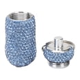 thumbnail image 1 of Rhinestone Medicine Bottle, Keyring Portable Capsules Box  For Vitamins, 1 of 8