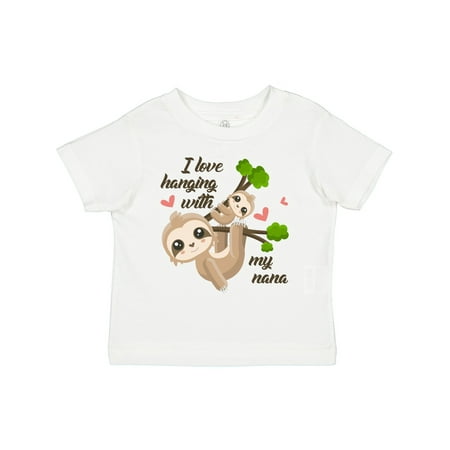 

Inktastic Hanging with My Nana Gift Toddler Boy or Toddler Girl T-Shirt