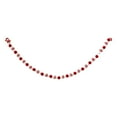 thumbnail image 2 of Dserhfy Christmas Felt Ball Garland Plush Wool Felt Ball Bead Garland Red White Pompom Bunting Banner for Xmas Tree Holiday Party Decor, 2 of 7